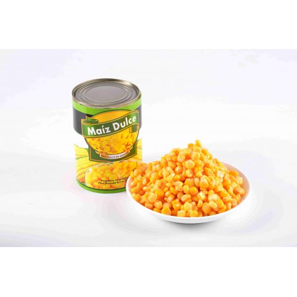 Quality Steamed Processing Type Can Whole Kernel Corn Crisp Sweet Corn Tinned Food for sale