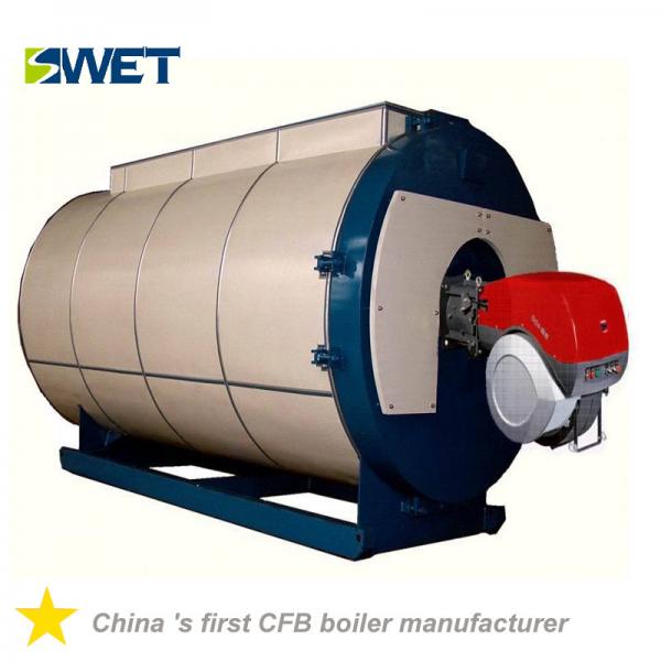 Quality High efficiency 8.4 MW gas oil hot water boiler for Food Industry for sale