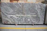 China China Grey Cream Marble Slab, Gray Marble Slab factory
