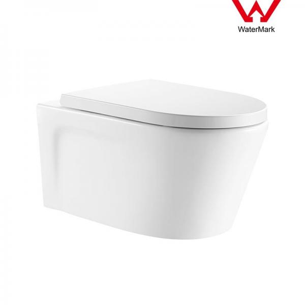 Quality Watermark Wall Hung Toilet 530x364x345mm Portable Lavatory Sanitary Ware Bathroom for sale