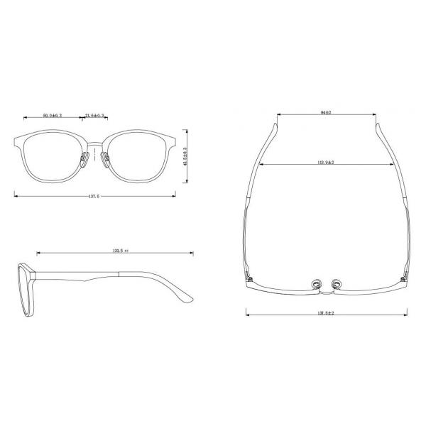 Quality 51-21-150mm Trendy Optical Glasses Frame Eyeglasses Anti Fatigue for sale