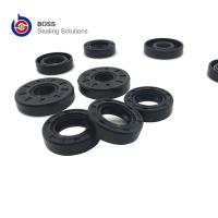China Metal iron rubber NBR black rotary shaft seal TC oil seal double lip spring seal factory