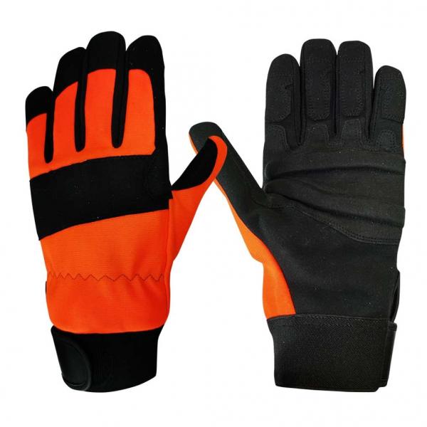 Quality CAT III EN ISO 11393-4 2019 CLASS 1 Chainsaw Safety Gloves for Forestry Industry for sale