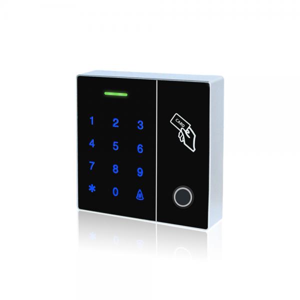 Quality Touch Panel Fingerprint and RFID Card Access Control Reader Support Password and for sale