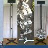 China Six Wheels Auto Body Parts Racks , 2 Sides Metal Mag Wheel Display Stand factory