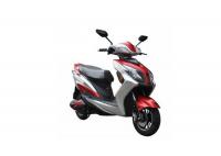 China Lightweight Electric Motorcycle Scooter White Red Color With 1000W Motor factory