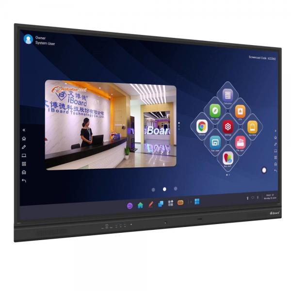 Quality High Accuracy 2mm LCD Smart Board Support Windows Linux, Infrared, Aluminum for sale