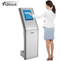 China Capacitive 240V Self Service Touch Screen / Queue Management Kiosk LCD for sale