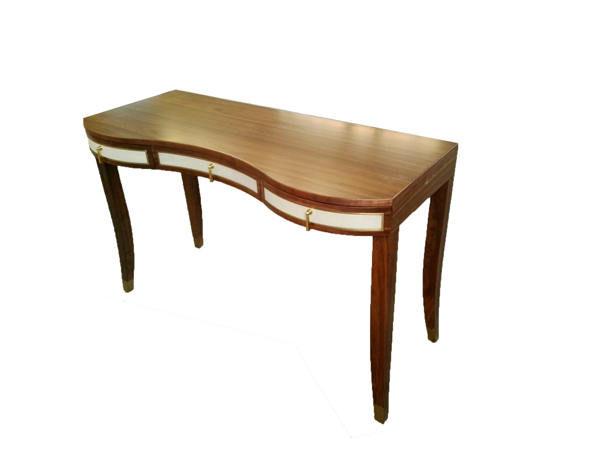 China Wooden Contemporary Writing Desk Bedroom Furniture With Solid Wood Legs factory