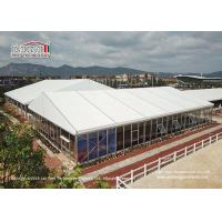 China 25 Meter Width Glass Marquee Tent For Temporary Horse Riding Tear Resistant factory