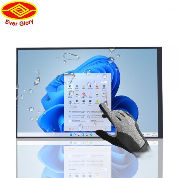 Quality 21.5 Inch Touch Screen LCD Panel IK7 Surface Strength Anti Fingerprint for sale