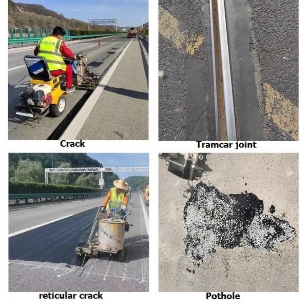 Quality Road Thermoplastic Asphalt Patch Material For Road Crack Seal for sale