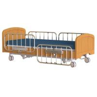 China Three Functions Electric Nursing Home Care Bed Wooden Hospital Beds For Elderly for sale