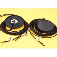 Quality Black GPS Puck Antenna With Rubber Pad Base , 2*5m 4G LTE Signal Booster Antenna for sale