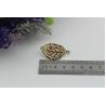 China Handmade DIY alloy gold leaves diamond ball pendant bracelet necklace for  bag/ clothing accessories factory