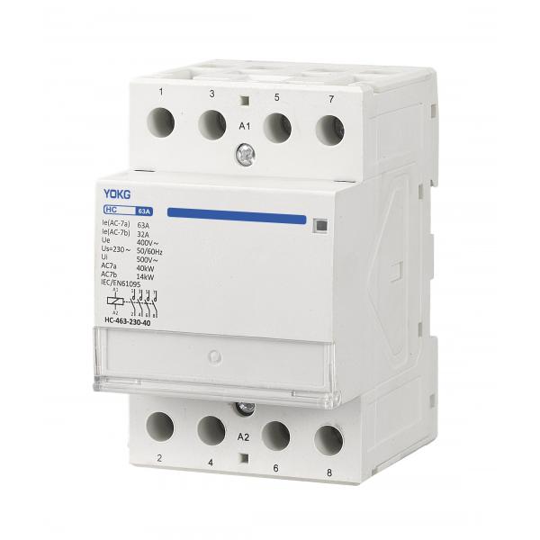 Quality 25A Mini Household AC Contactor Din Rail Contactor 50Hz IEC for sale