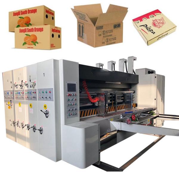 Quality Corrugated Carton Paper Pizza Box Making Machine With Slotting And Die Cutting for sale