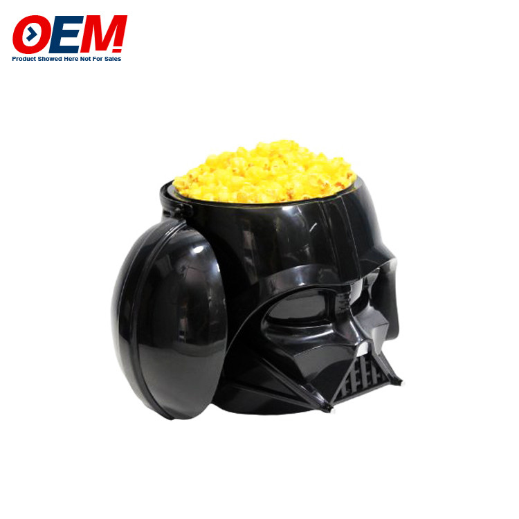 China Custom Plastic Popcorn Container  Printed Movie Star Movie Popcorn Bucket with Lid Food factory