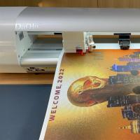China Waterproof Die Cut Sticker Printer Machine For Laptop Skin Printing factory