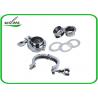 China ISO 2852 Sanitary Stainless Steel Tri Clamp Fittings , Clamp Pipe Couplings For Food Industry factory