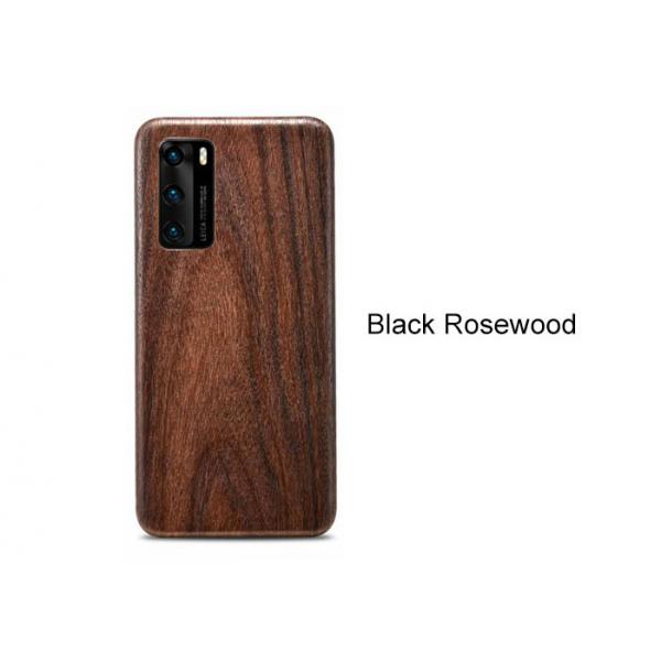 Quality Natural Scratch Resistant Engraved Wooden Phone Case For Huawei P40 for sale