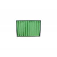 china Aluminum Alloy Frame G4 Pleated HVAC Air Filter For Ventilation System