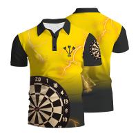 China Polyester Team Darts T Shirt Breathable Anti Pilling For Men factory