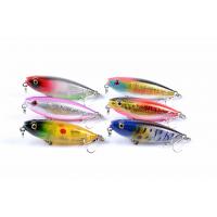 Quality 6 Colors Floating Pencil Bait 5.9cm / 6.9g Bionic Fake Hard for sale