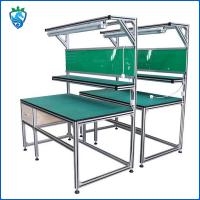 Quality Aluminium Profile Workbench Industrial With Light Maintenance Packing Table Anti for sale