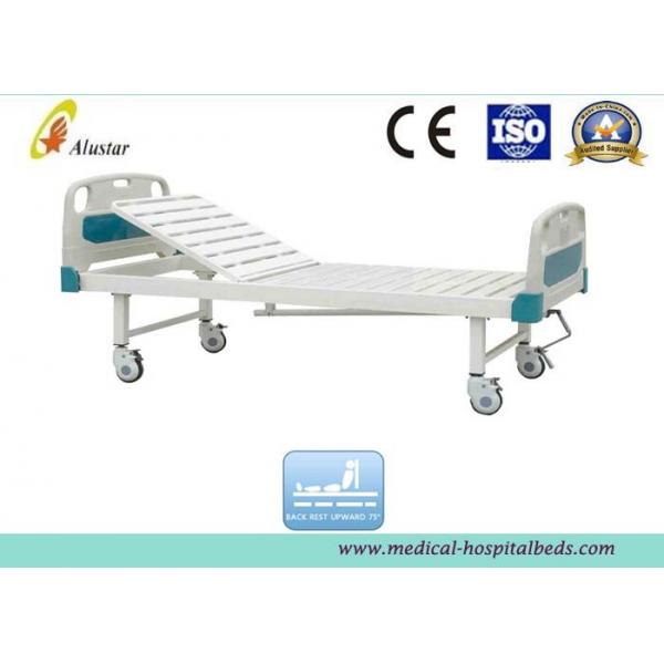 Quality 1 Crank Medical Manual Hospital Beds With One Funtion Lock Castors (ALS-M104) for sale