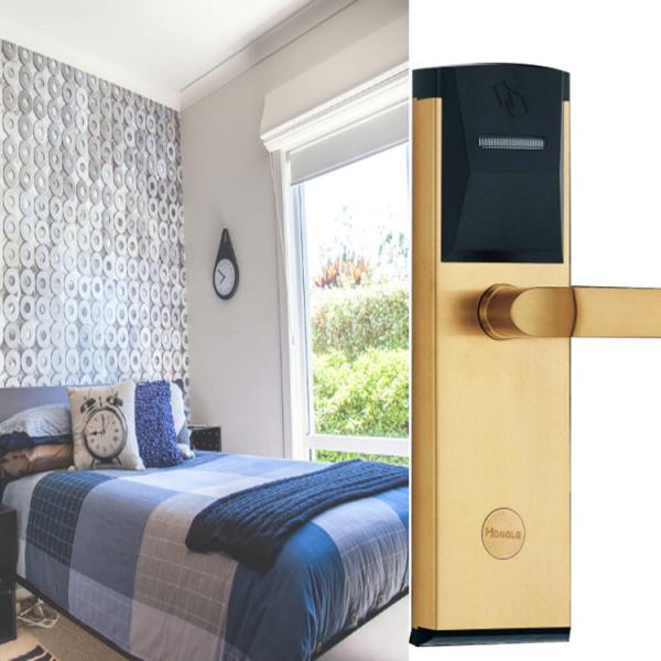 Quality Smart Hotel Access Control Door Lock / RFID Electronic Lock for sale
