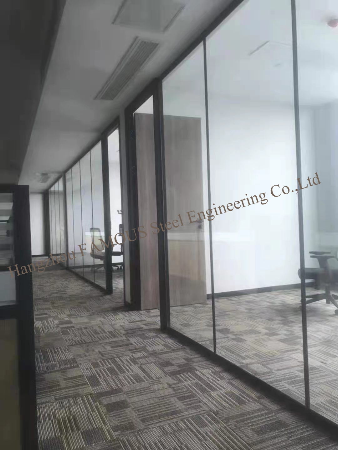 China Hospital 12mm Tempered 8mm Toughened Glass Partition Walls factory