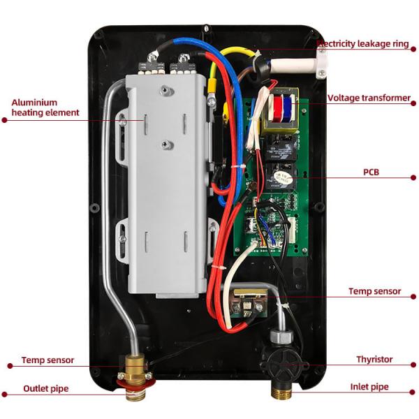 Quality Electric Instant Water Shower Heater Tankless 110v Hot Water Heater for sale