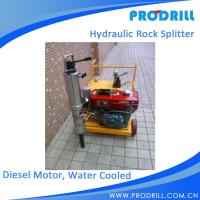 China Diesel Power Water cooled Type Hydraulic Stone Splitter for Drilling factory