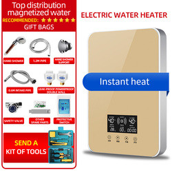 Quality 220V Portable Instant Tankless Water Heater Electric 8KW Europe Market for sale