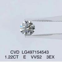 China 1.22 Ct E Color VVS2 3EX Lab Grown Diamond Jewelry CVD Synthetic Lab Grown Diamond factory