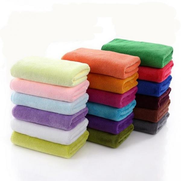 Quality 400gsm Lime Green Turquoise Microfiber Extra Large Jumbo Bath Towels For Spa for sale