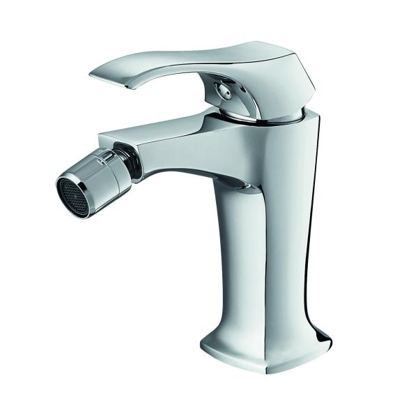 Quality Chrome Bathroom Single Hole Bidet Faucets With 35mm Ceramic Cartridge for sale