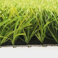 China All Weather Resistant Artificial Football Pitches Stem Shape Grass Turf Type factory