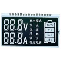 Quality Customized Voltmeter LCD Display 6 O′Clock Segment LCD Display for sale