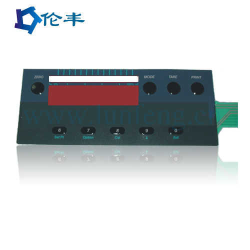 Quality Flex Tail Tactile Switch Keypad Control System PMMA PE PVC Membrane Switch Pad for sale