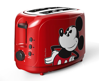 Quality Cartoon Pattern Two Slice Long Slot Wide Toaster 6 Time Setting for sale