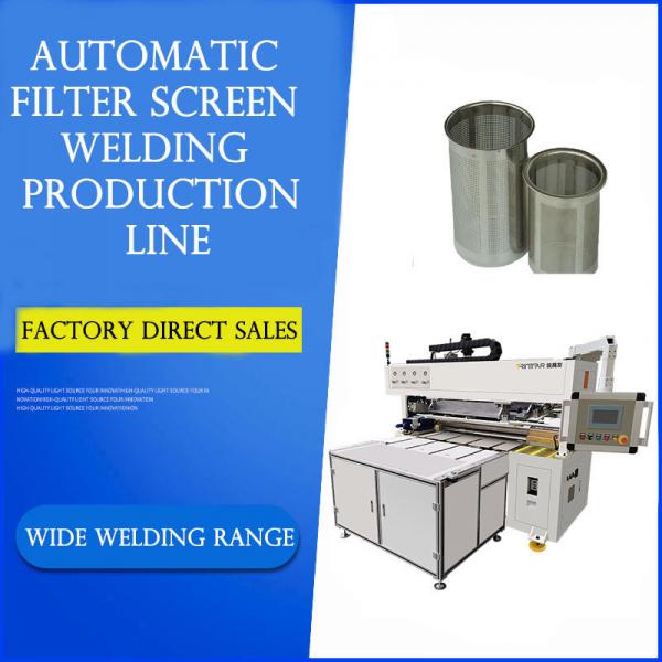 Quality Stainless Steel Automatic Water Filter Fuel Filter Screen Mesh Welding Machine Equipment for sale
