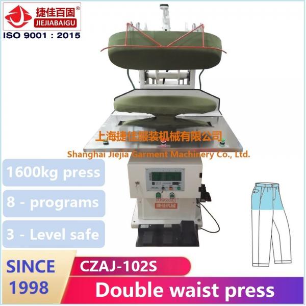 Quality Steam Ironing Trouser Pressing Machine LED PLC Control For Double Waist Steam Press for sale