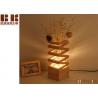China Office Decorative LED table lamp Solid wood night light desk lamp factory
