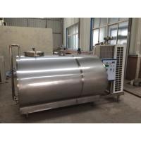 Quality Industrial Stainless Steel Milk Vat / Aseptic Fresh Raw Vertical Milk Storage for sale