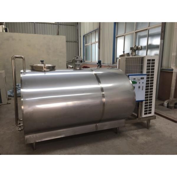 Quality Industrial Stainless Steel Milk Vat / Aseptic Fresh Raw Vertical Milk Storage Tank for sale