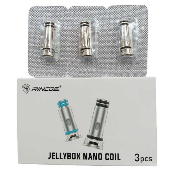 Quality Lelote Jellybox Nano Replacement Coil For Rincoe Jellybox SE / Nano X / Air X Kit 1.0Ω / 0.5Ω for sale