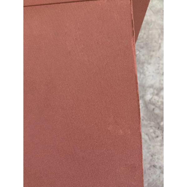 Quality Rustic Natural Honed Red Sandstone Wall Cladding For Exterior Decor for sale