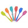 China BPA Free Heat Resistant Colorful Baking Pastry Cake Tools Non stick butter Silicone Spatula factory
